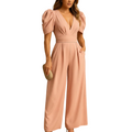 Elegant Long Jumpsuit for Women Tailored Fit Flowing Silhouette Formal Wear