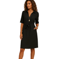 Elegant Midi Dress for Women Comfortable Fit Modern Versatile Wear