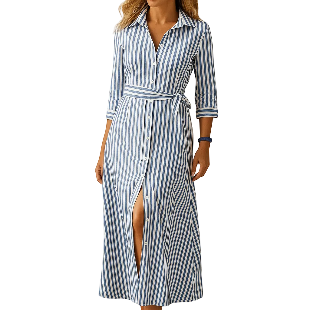 Long Summer Dress for Women Loose Fit Short Sleeve Lightweight Casual Wear