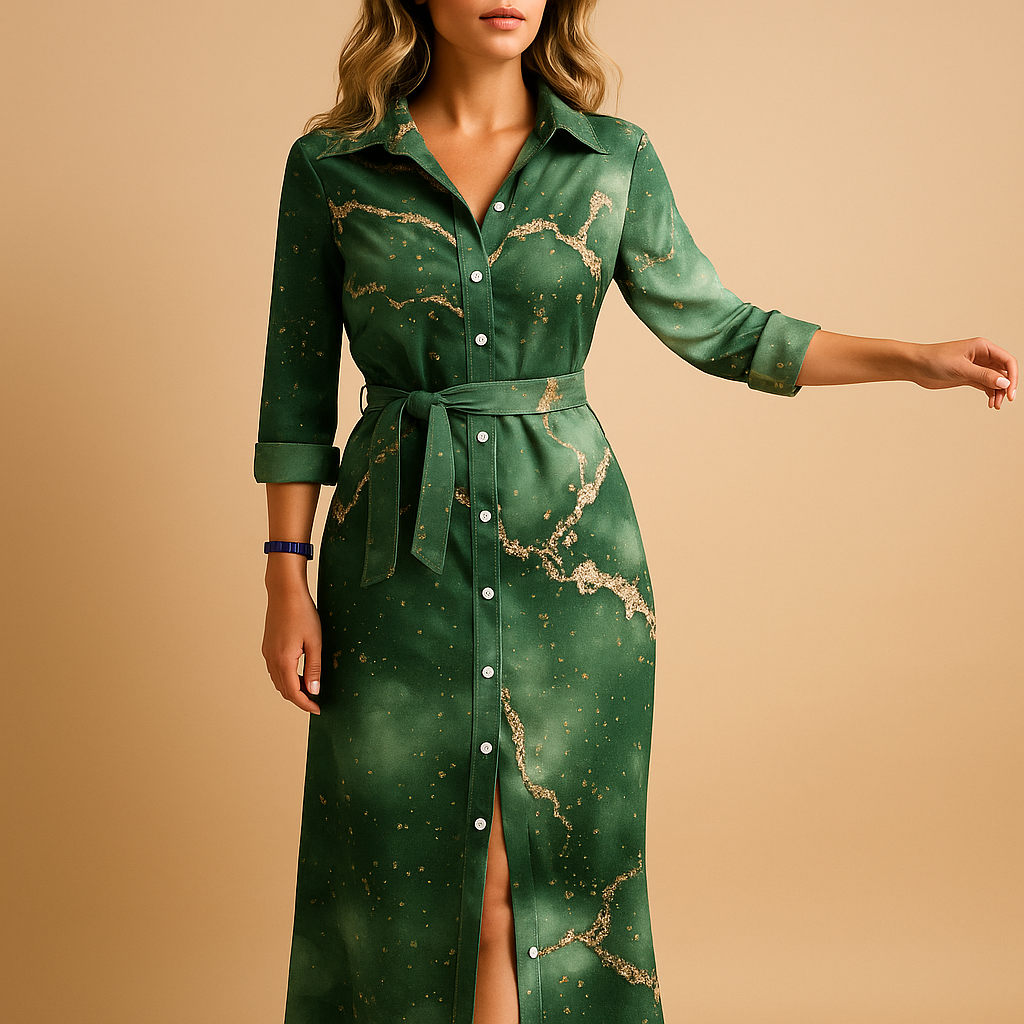Long Summer Dress for Women Loose Fit Short Sleeve Lightweight Casual Wear